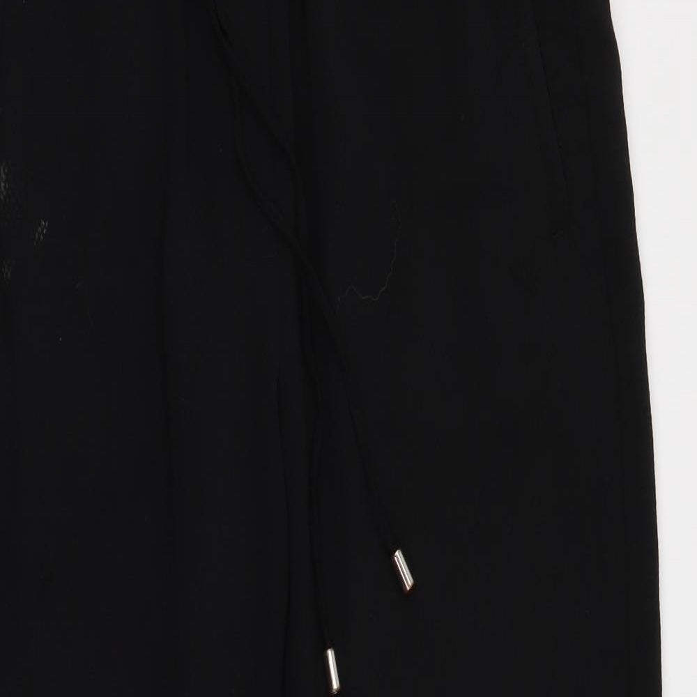 Womens UK Size 38 H&M Regular Fit  Black Trousers