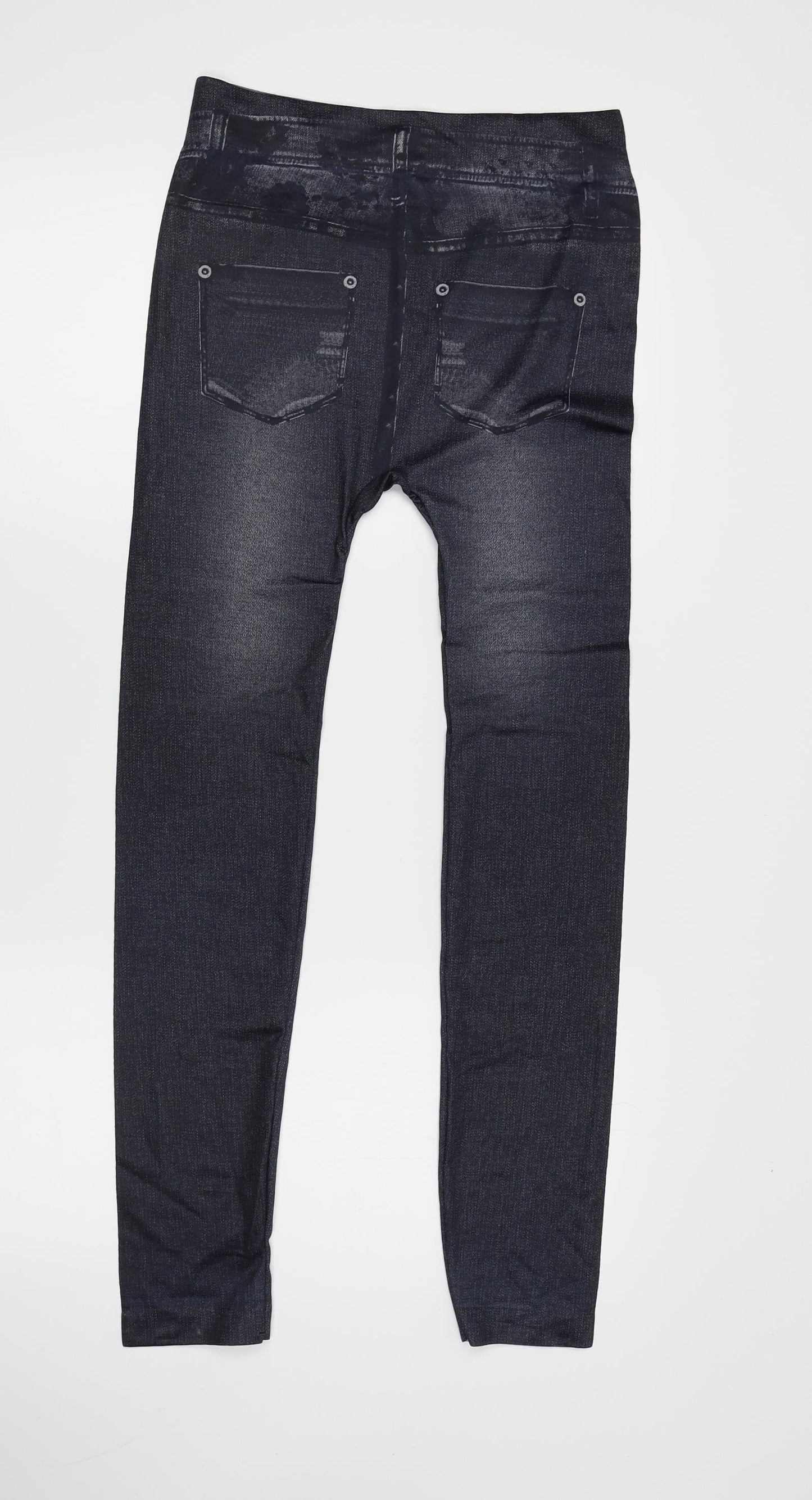 Womens UK Size 8 Preworn  Jegging Black Leggings