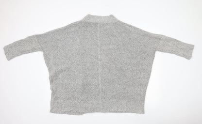 Primark Womens Grey  Knit Cardigan Jumper Size S