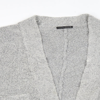 Primark Womens Grey  Knit Cardigan Jumper Size S
