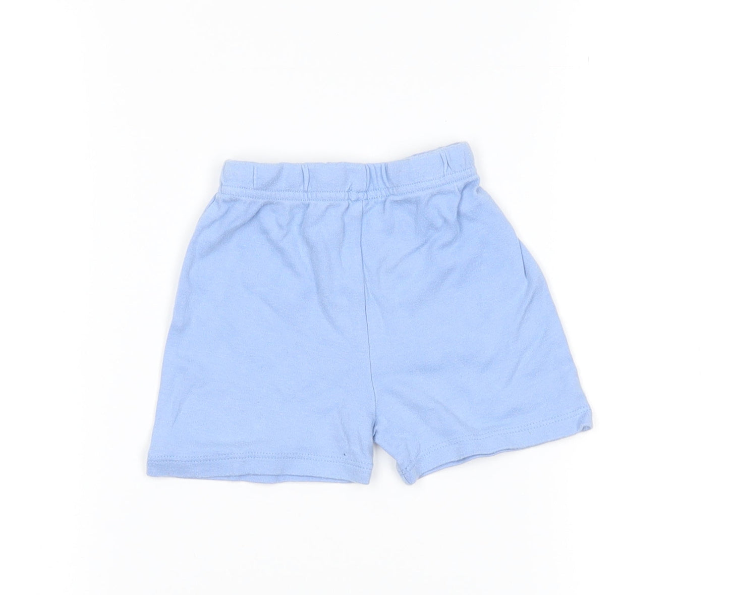 George  Blue  Felt Track Pants Leggings Size 3-6 Months