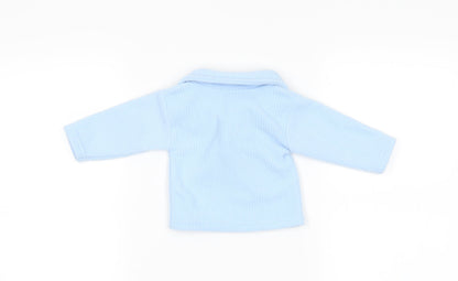 Teddy Collection  Blue  Fleece Pullover Casual Size 0-3 Months  - Teddy