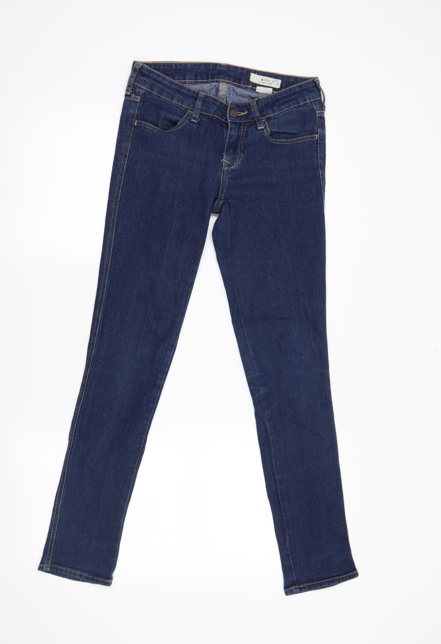 Womens UK Size 26 SQIN Slim Fit Skinny Blue Jeans