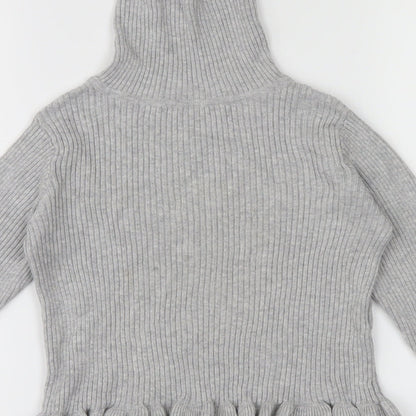 i love girls wear  Girls Grey   Pullover Jumper Size 7 Years