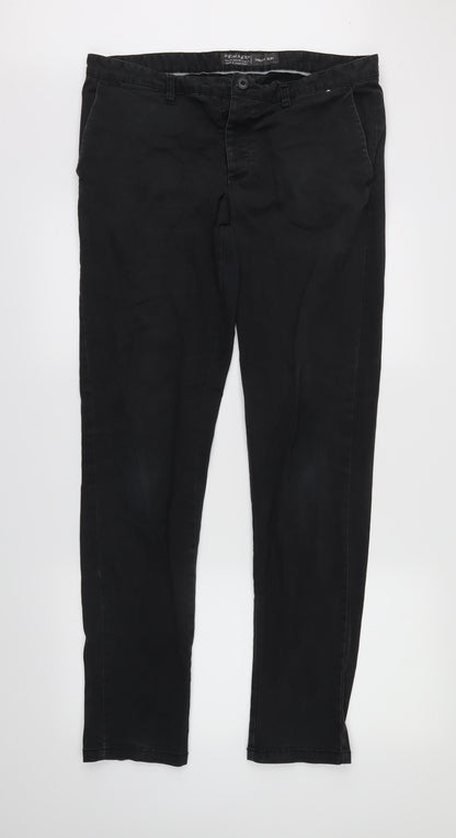 Primark Womens Black  Denim Skinny Jeans Size 36 L38.5 in