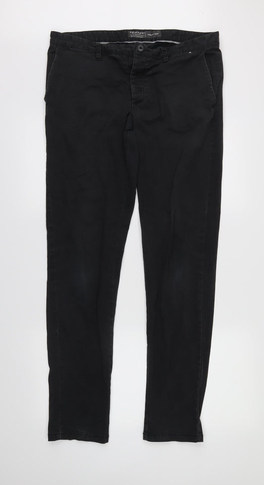 Primark Womens Black  Denim Skinny Jeans Size 36 L38.5 in