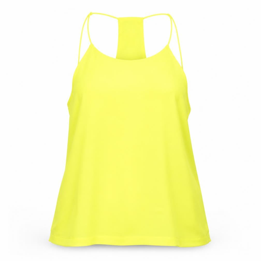 Womens UK Size 34 H&M Yellow Basic Blouse