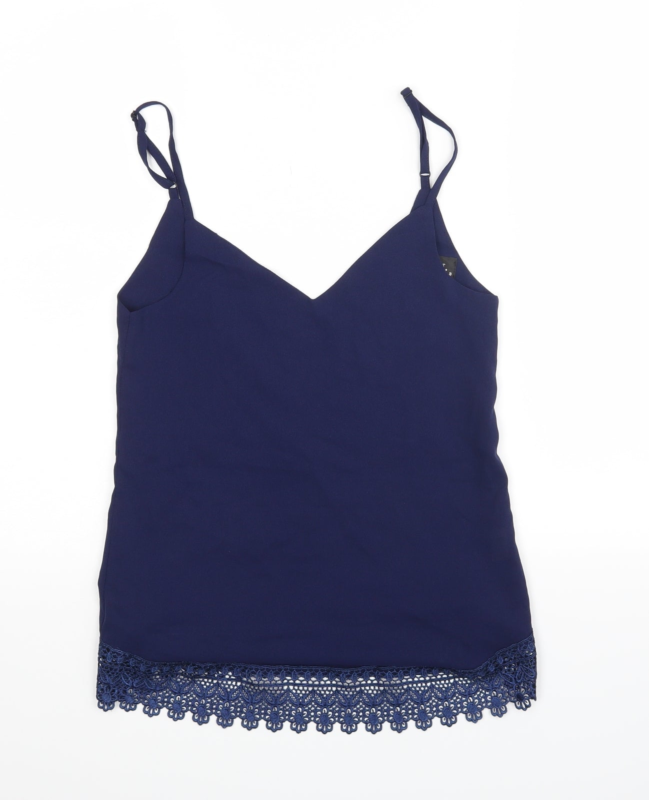 Womens UK Size 8 Club L Blue Basic Blouse