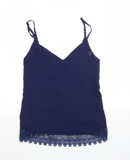 Womens UK Size 8 Club L Blue Basic Blouse