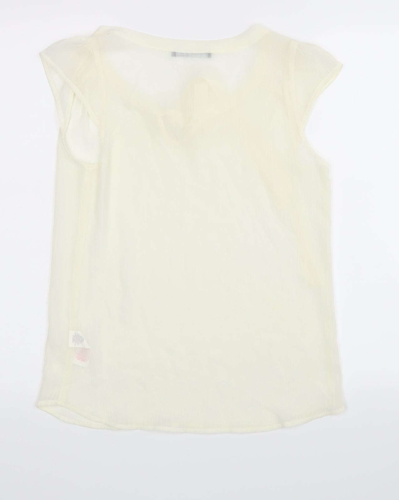 Womens UK Size 8 Atmosphere Beige Basic Blouse