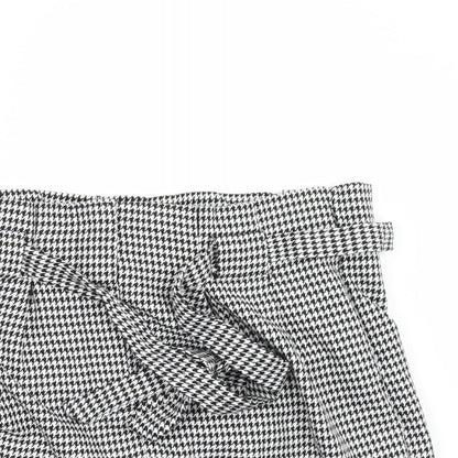 Primark Womens Black Check  Mini Skirt Size 10