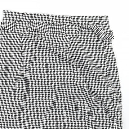 Primark Womens Black Check  Mini Skirt Size 10