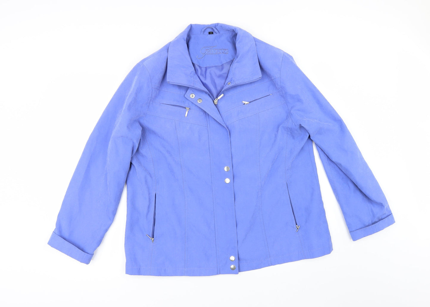 Womens UK Size 16 Finesse Blue Jacket