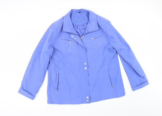 Womens UK Size 16 Finesse Blue Jacket