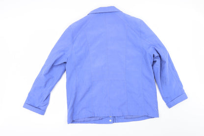Womens UK Size 16 Finesse Blue Jacket