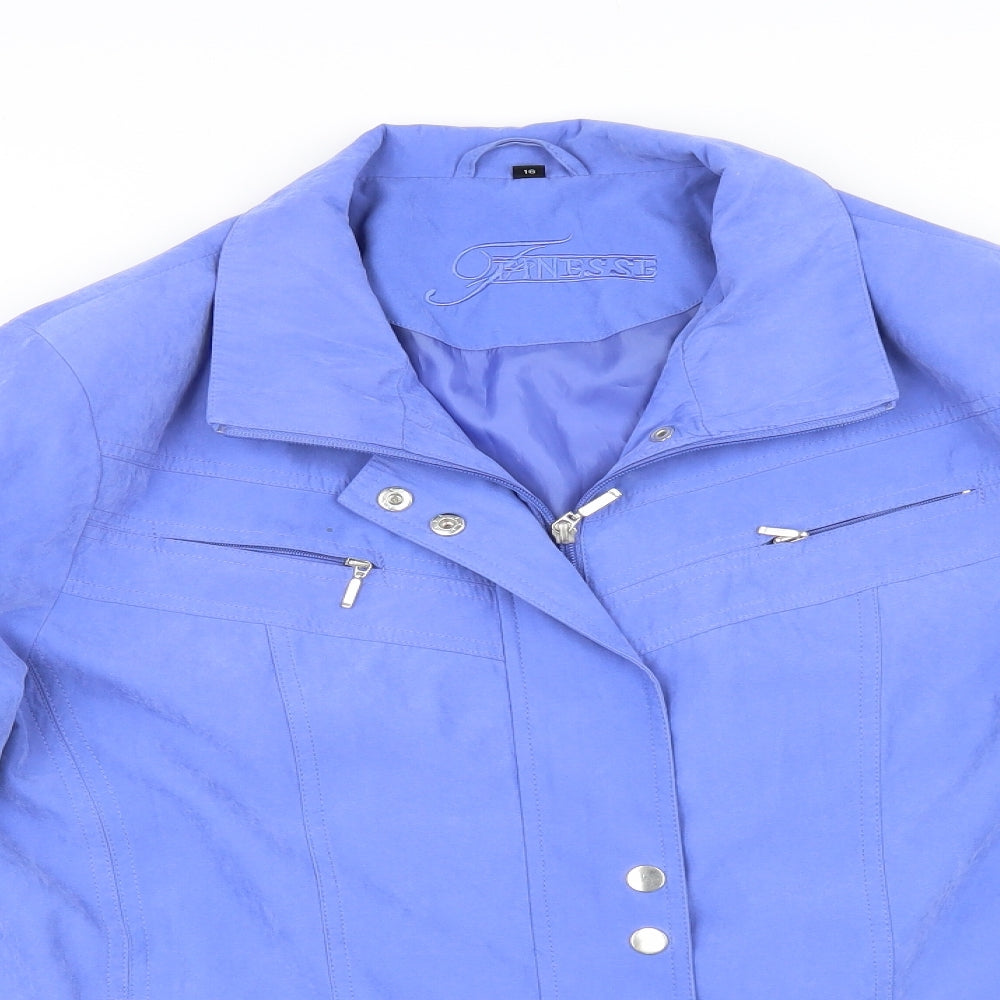 Womens UK Size 16 Finesse Blue Jacket