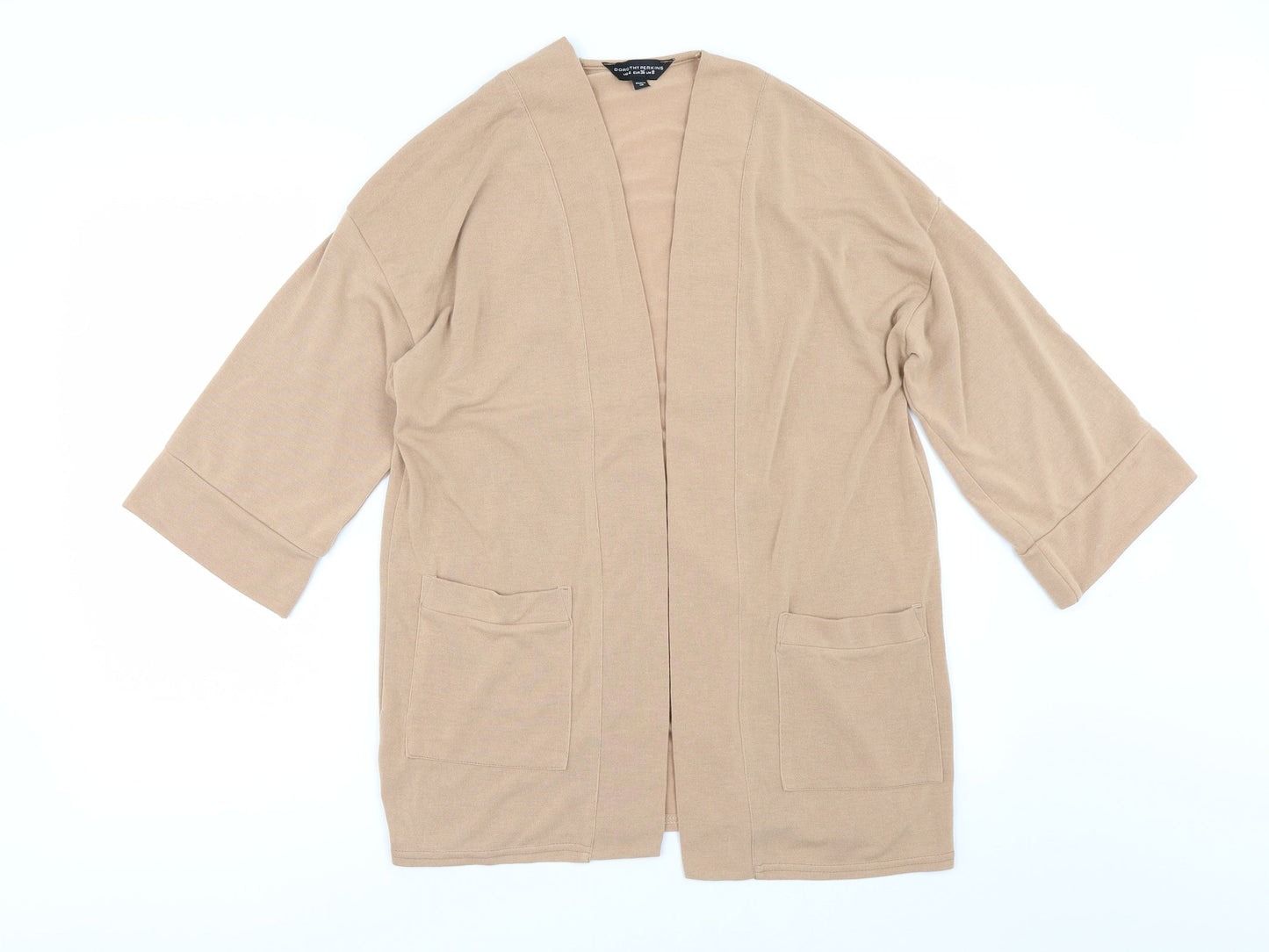 Dorothy Perkins Womens Beige   Cardigan Jumper Size 8