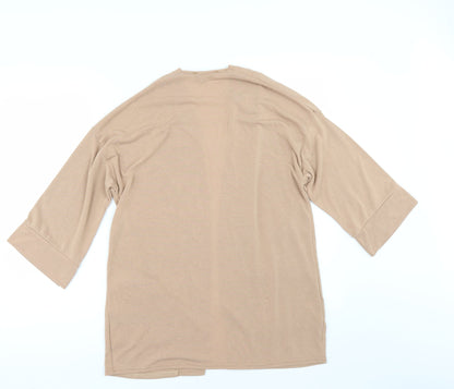 Dorothy Perkins Womens Beige   Cardigan Jumper Size 8