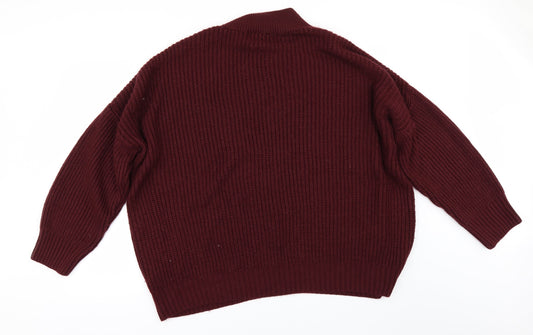 Primark Womens Red   Pullover Jumper Size XL