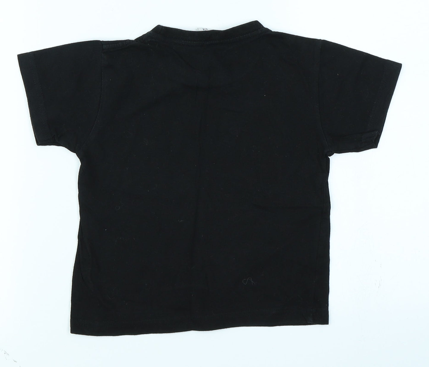 anbor Boys Black   Basic T-Shirt Size 3-4 Years