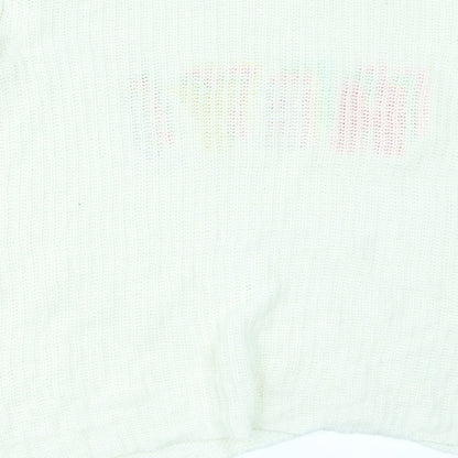LC Waikiki Girls White   Pullover Jumper Size 12-13 Years