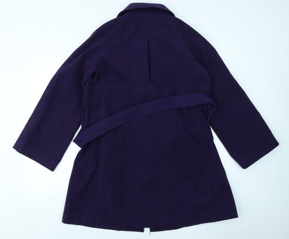 Womens UK Size 12 TG Purple Overcoat