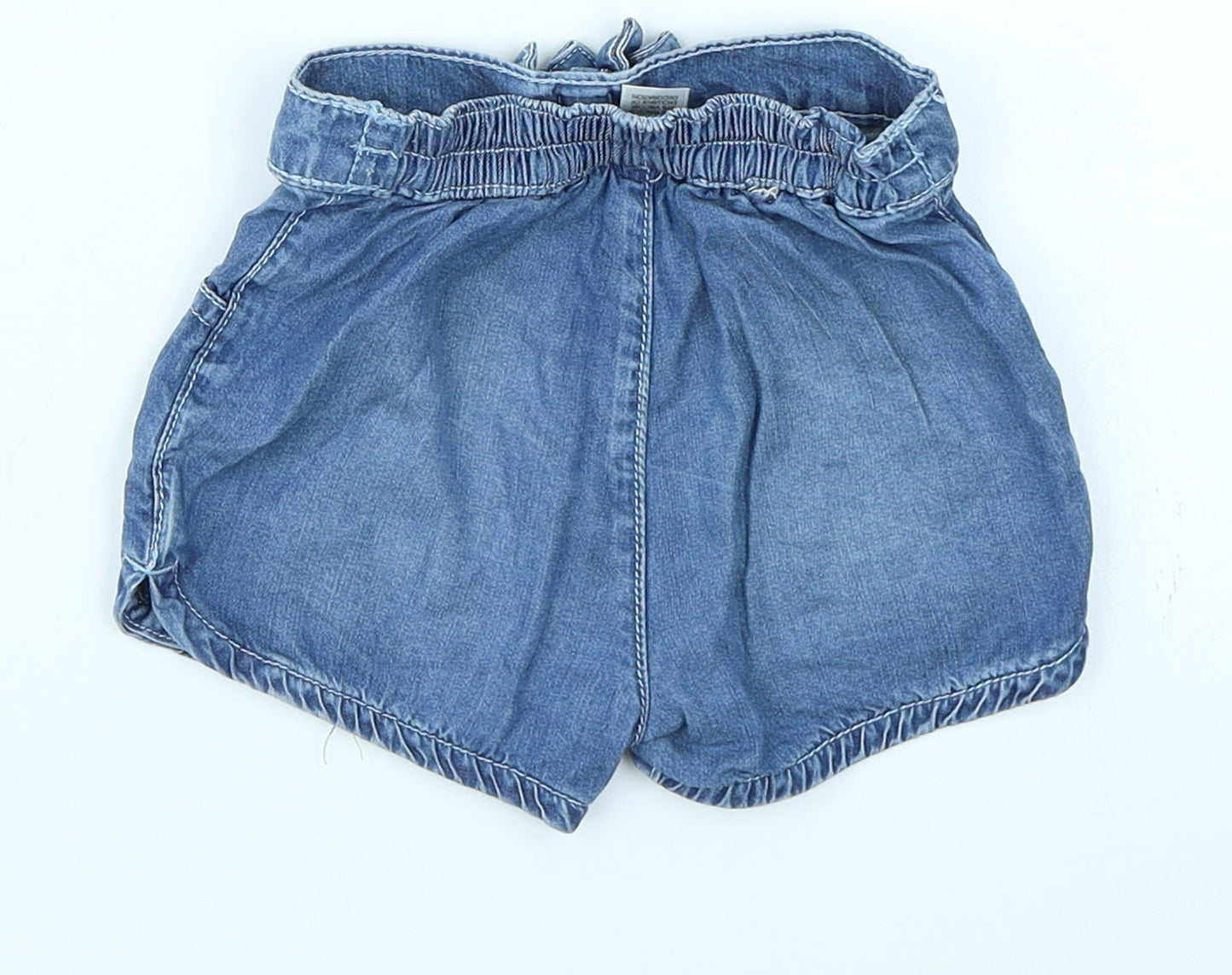 TU Girls Blue  Denim Capri Jeans Size 9-12 Months  - Shorts