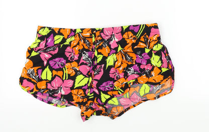 Papaya Womens Multicoloured Geometric  Bermuda Shorts Size 14