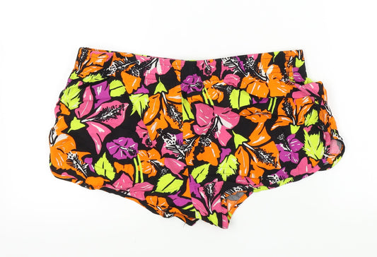 Papaya Womens Multicoloured Geometric  Bermuda Shorts Size 14