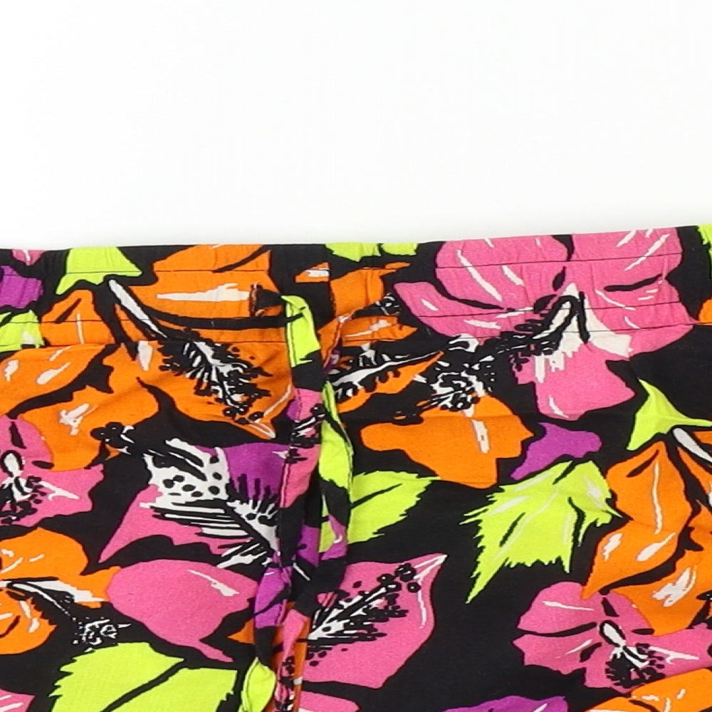 Papaya Womens Multicoloured Geometric  Bermuda Shorts Size 14