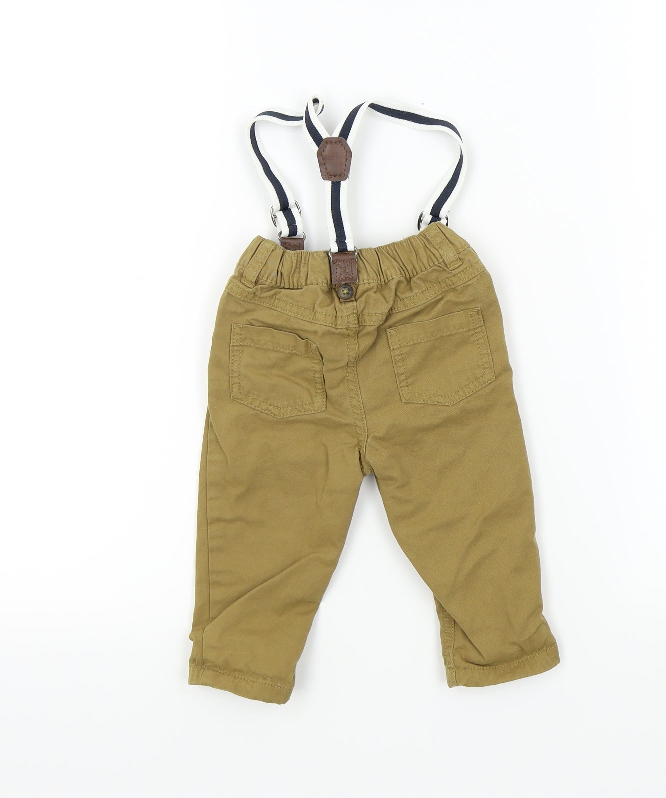 F&F Baby Brown   Capri Trousers Size 36 Months  - Braces Included
