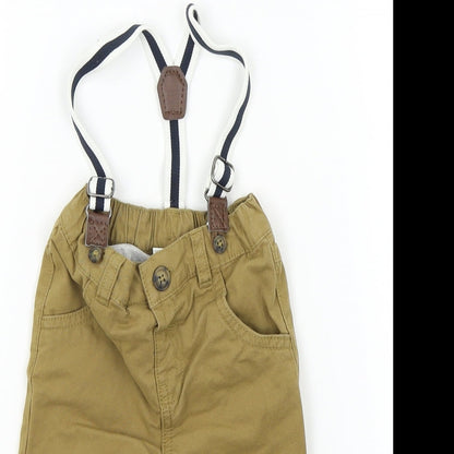 F&F Baby Brown   Capri Trousers Size 36 Months  - Braces Included