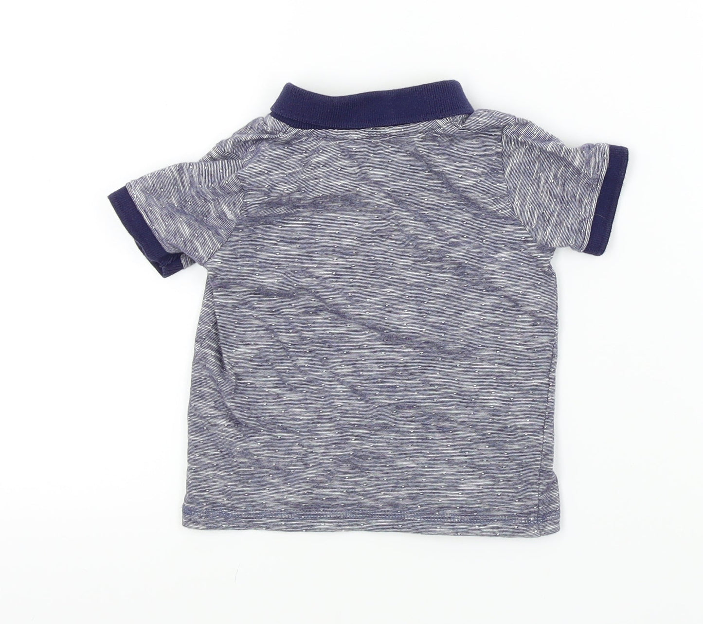 George Baby Blue Colourblock  Basic T-Shirt Size 6-9 Months