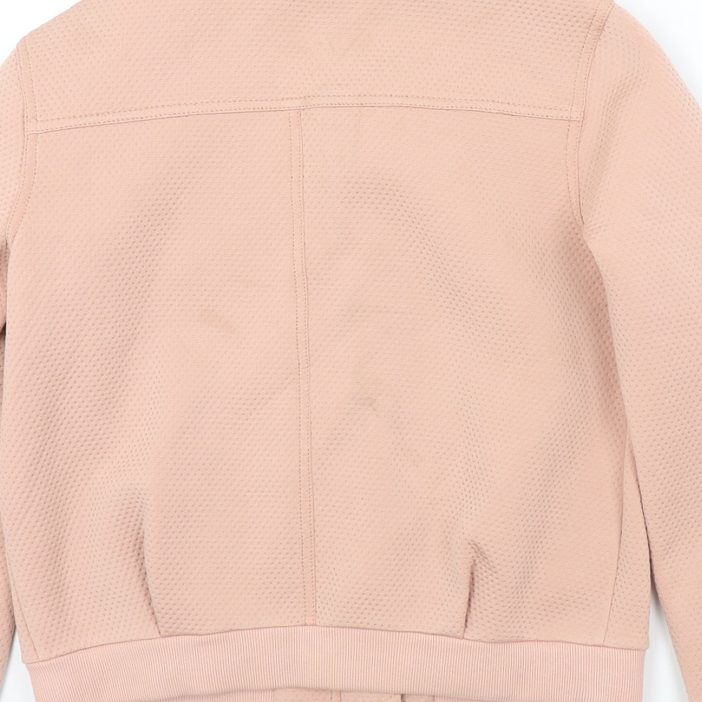 Womens UK Size 8 Topshop Pink Gilet