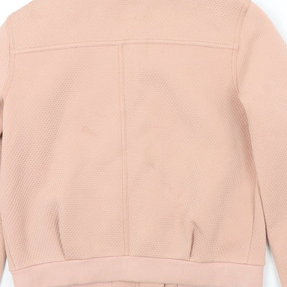 Womens UK Size 8 Topshop Pink Gilet