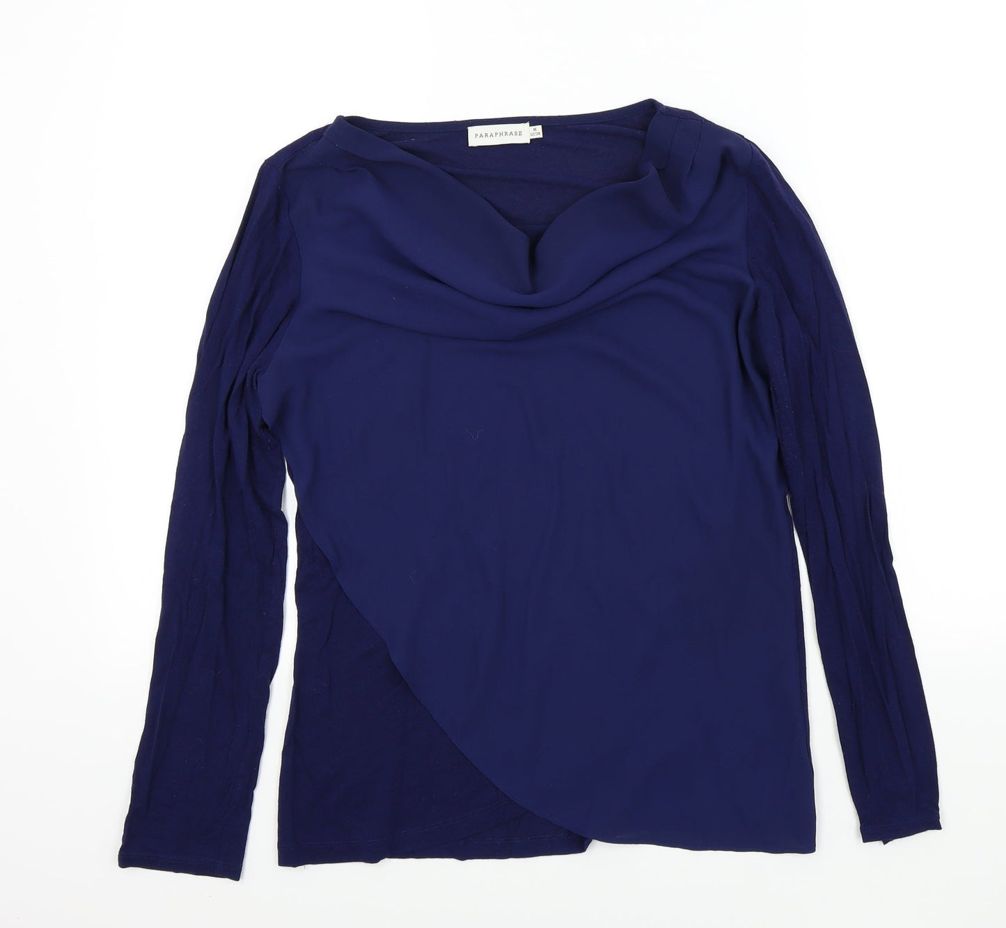 Paraphrase Womens Blue Colourblock  Basic T-Shirt Size M