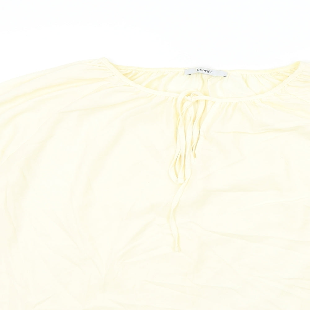 George Womens Beige   Basic Blouse Size 16