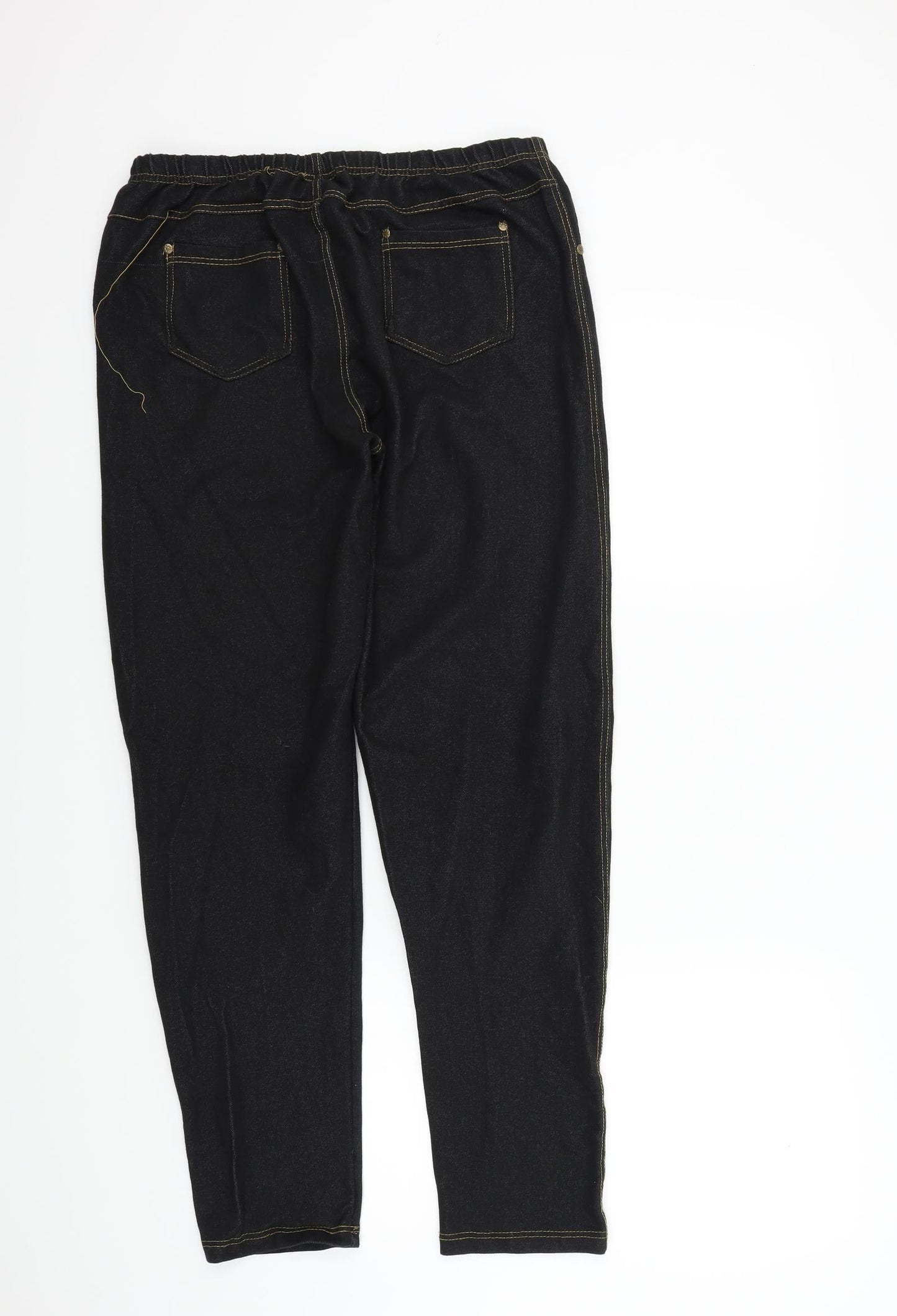 Fury Collection Womens Black Colourblock  Jegging Leggings Size 24 in L30 in