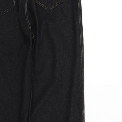 Fury Collection Womens Black Colourblock  Jegging Leggings Size 24 in L30 in