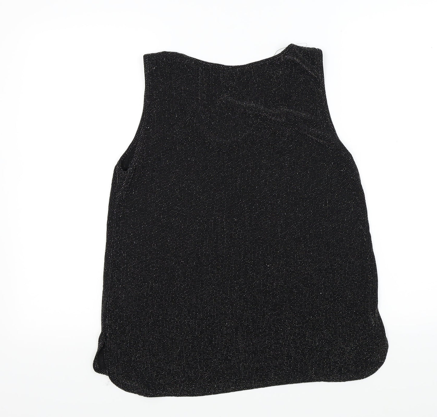 Womens UK Size M Wallis Black Basic T-Shirt
