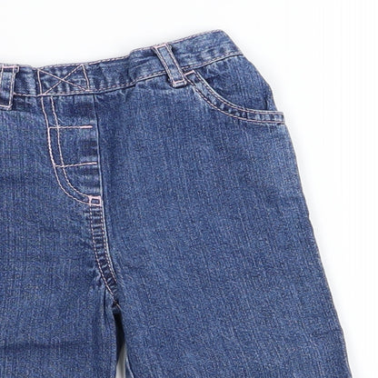 TU Girls Blue   Cargo Jeans Size 6-9 Months
