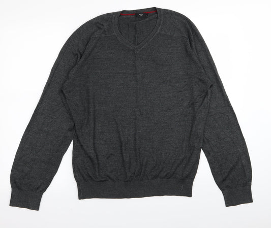 F&F Mens Grey   Pullover Jumper Size M