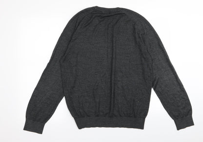 F&F Mens Grey   Pullover Jumper Size M