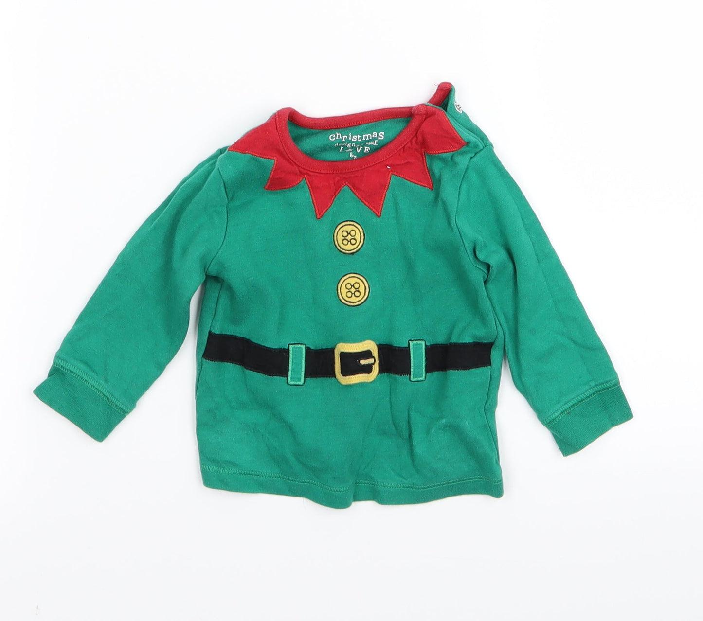 F&F Boys Grey   Basic T-Shirt Size 3-6 Months  - christmas