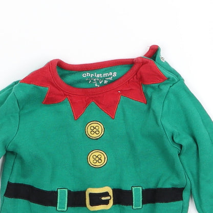 F&F Boys Grey   Basic T-Shirt Size 3-6 Months  - christmas