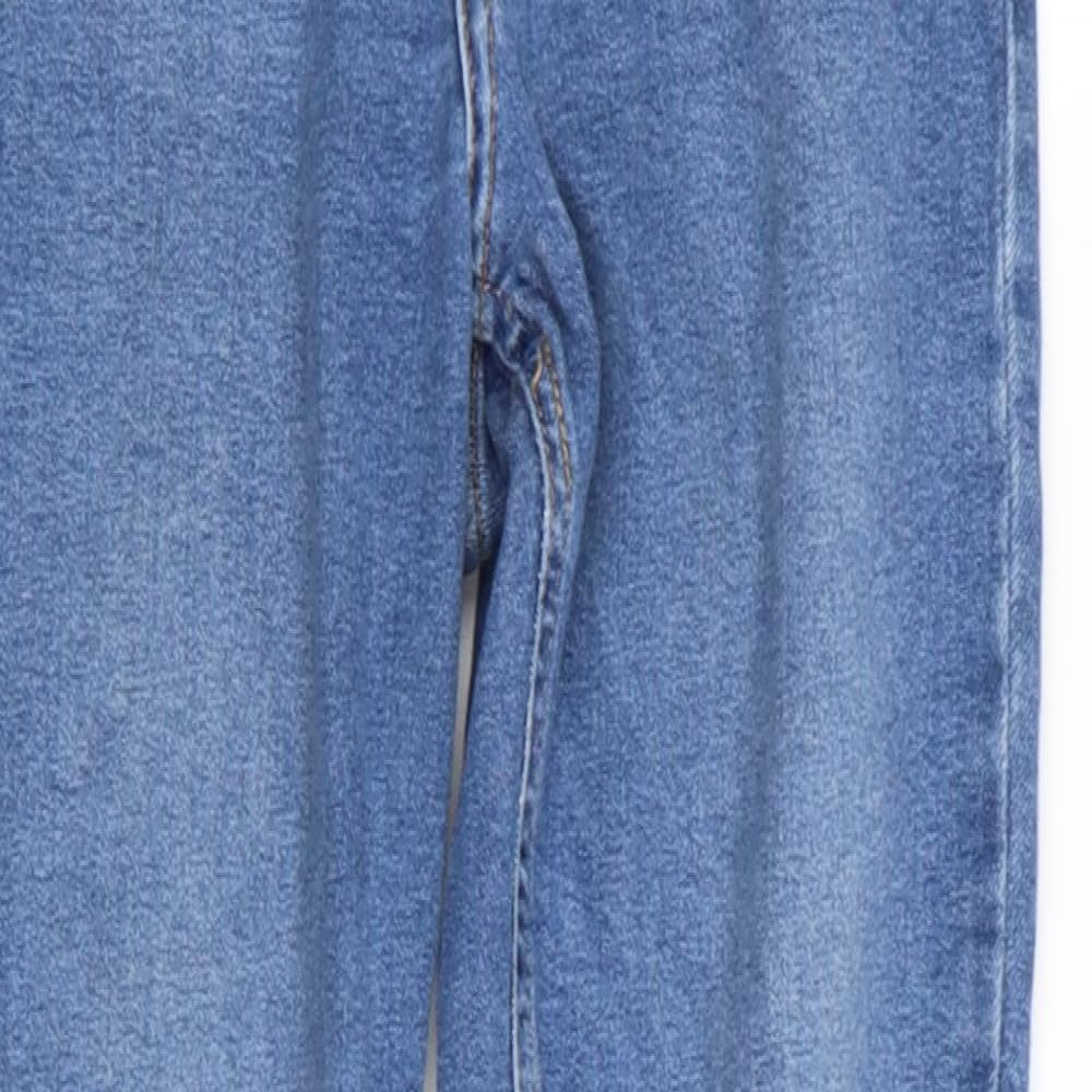 Topshop Womens Blue   Skinny Jeans Size 28 in L32 in - RIPPED JEANS