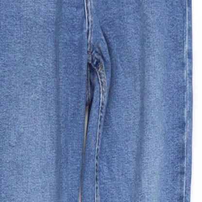 Topshop Womens Blue   Skinny Jeans Size 28 in L32 in - RIPPED JEANS