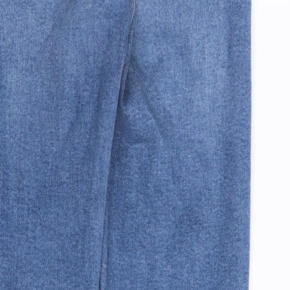 Topshop Womens Blue   Skinny Jeans Size 28 in L32 in - RIPPED JEANS