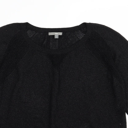 Womens UK Size S Gap Black Basic T-Shirt