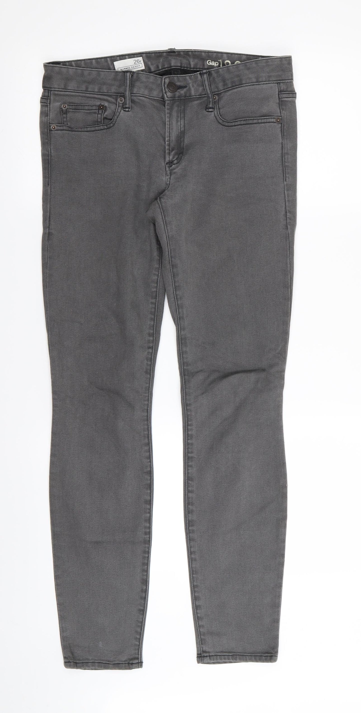 Gap Womens Grey   Skinny Jeans Size 26 in L30 in